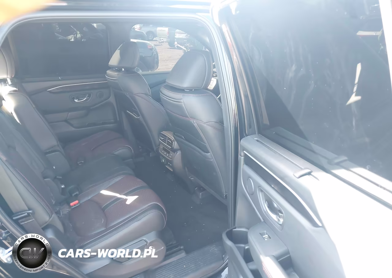 2025 Honda Pilot Black VIN:5FNYG1H91SB177118 - 8