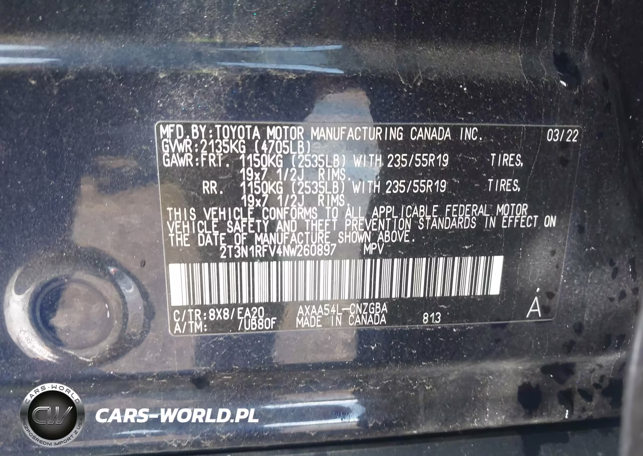 2022 Toyota Rav4 Limited VIN:2T3N1RFV4NW260897 - 9