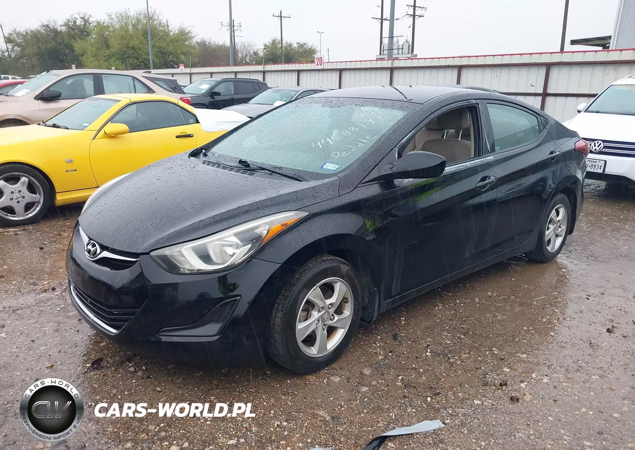 2014 Hyundai Elantra Se VIN:KMHDH4AE6EU093680 - 2