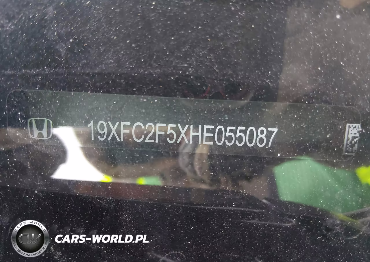 2017 Honda Civic Lx VIN:19XFC2F5XHE055087 - 9