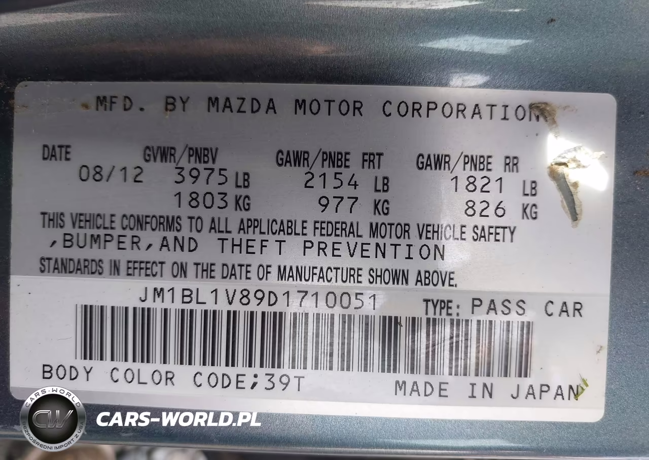 2013 Mazda Mazda3 I Touring VIN:JM1BL1V89D1710051 - 9