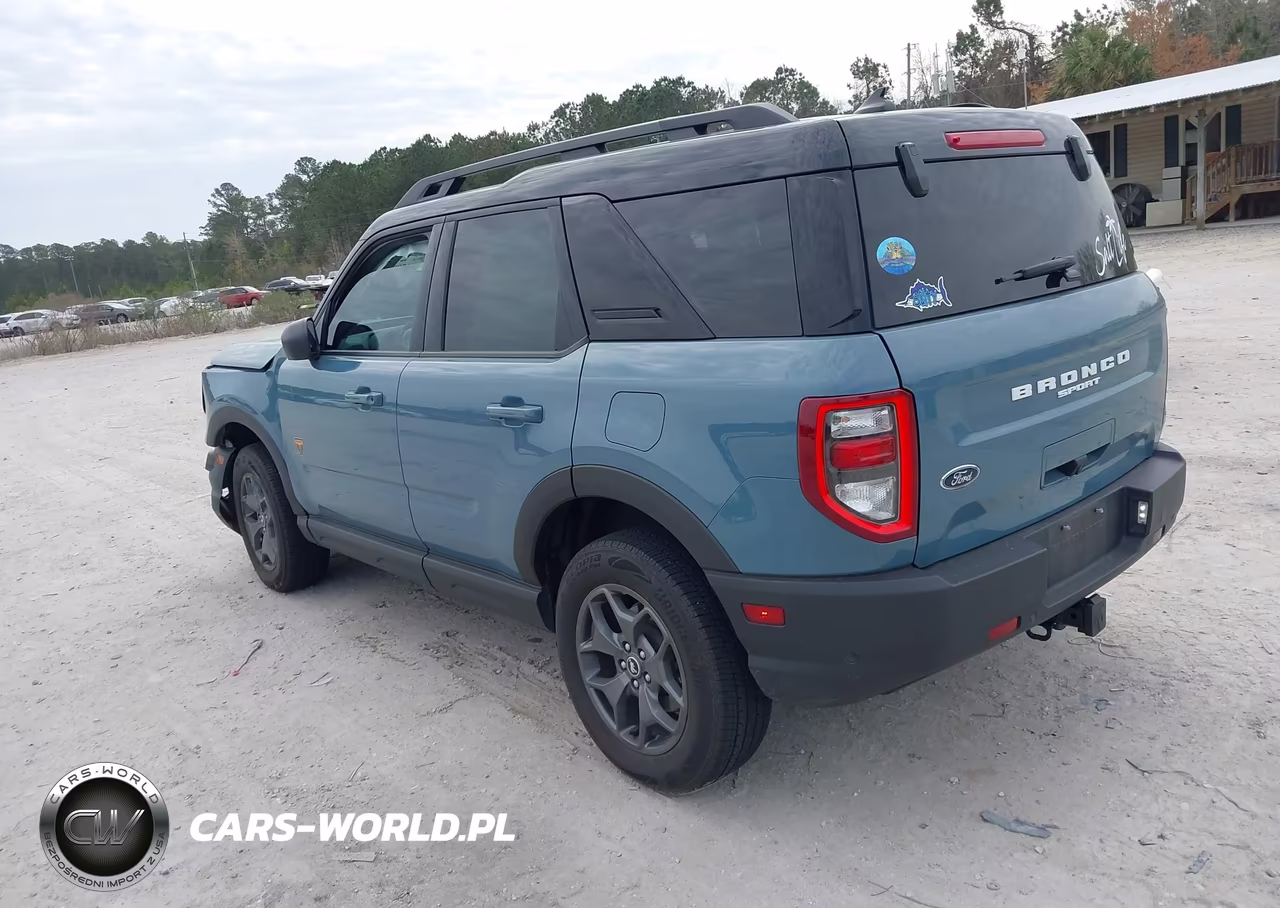 2021 Ford Bronco Sport Badlands VIN:3FMCR9D99MRA77600 - 3