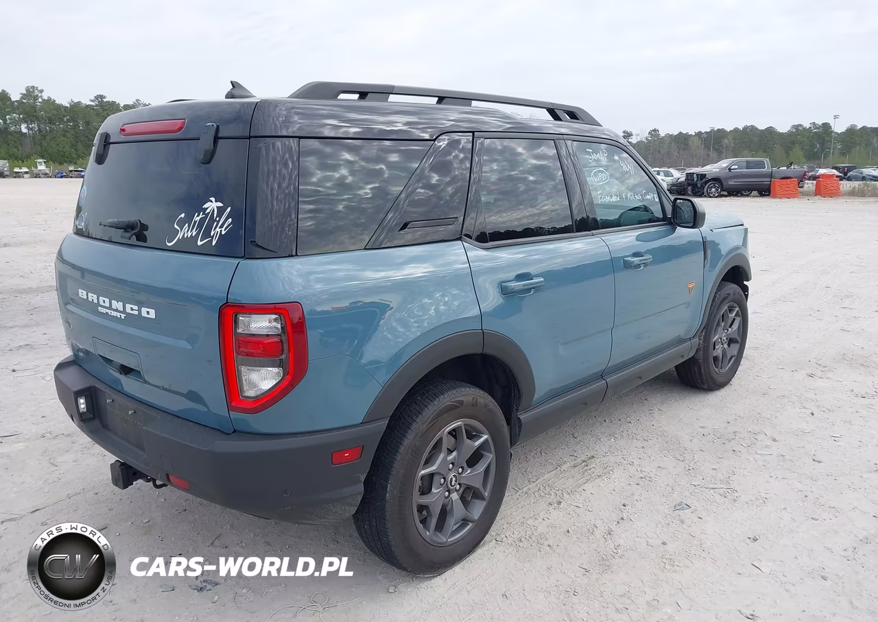 2021 Ford Bronco Sport Badlands VIN:3FMCR9D99MRA77600 - 4