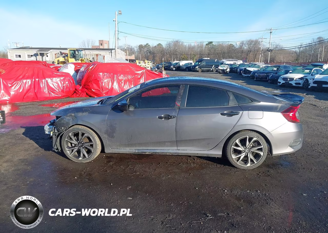 2019 Honda Civic Sport VIN:2HGFC2F89KH565955 - 14
