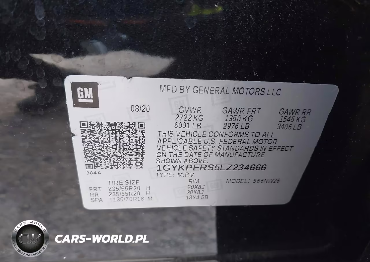 2020 Cadillac Xt6 Fwd Premium Luxury VIN:1GYKPERS5LZ234666 - 9