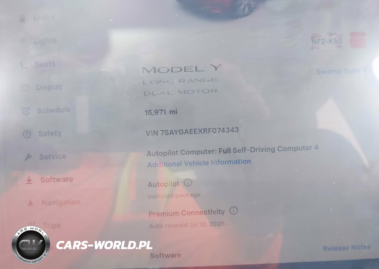 2024 Tesla Model Y Long Range Dual Motor All-Wheel Drive VIN:7SAYGAEEXRF074343 - 7