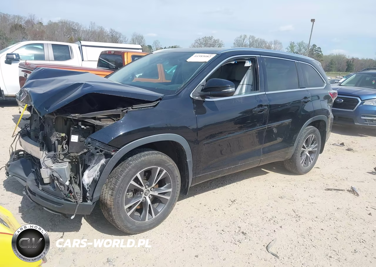 2016 Toyota Highlander Xle V6 VIN:5TDJKRFH7GS282791 - 2