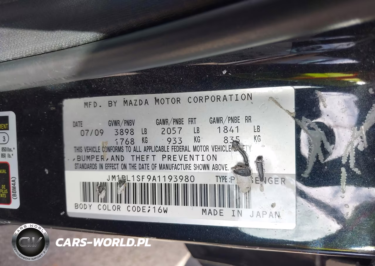 2010 Mazda Mazda3 I Touring VIN:JM1BL1SF9A1193980 - 9