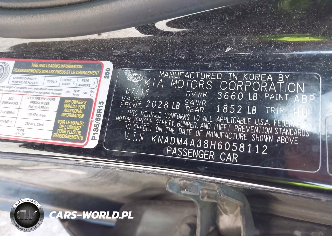 2017 Kia Rio Lx VIN:KNADM4A38H6058112 - 9