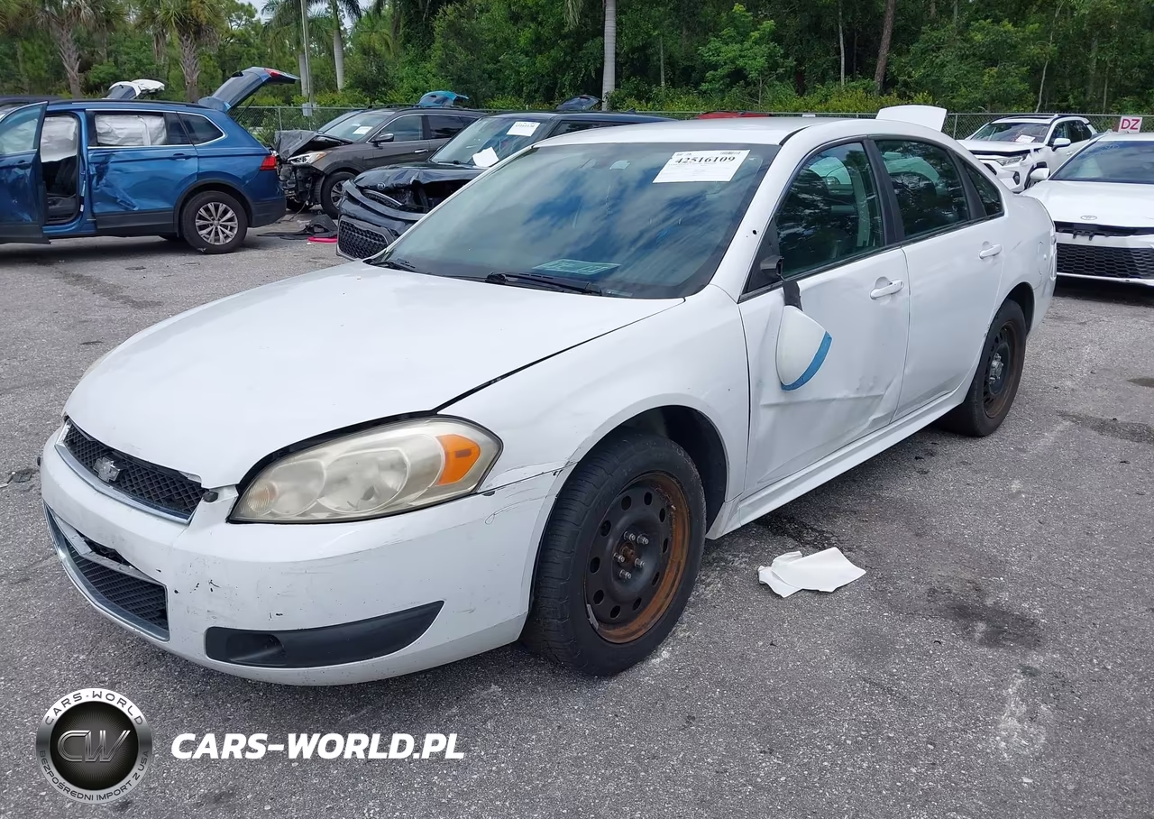 2012 Chevrolet Impala Police VIN:2G1WD5E3XC1242651 - 2