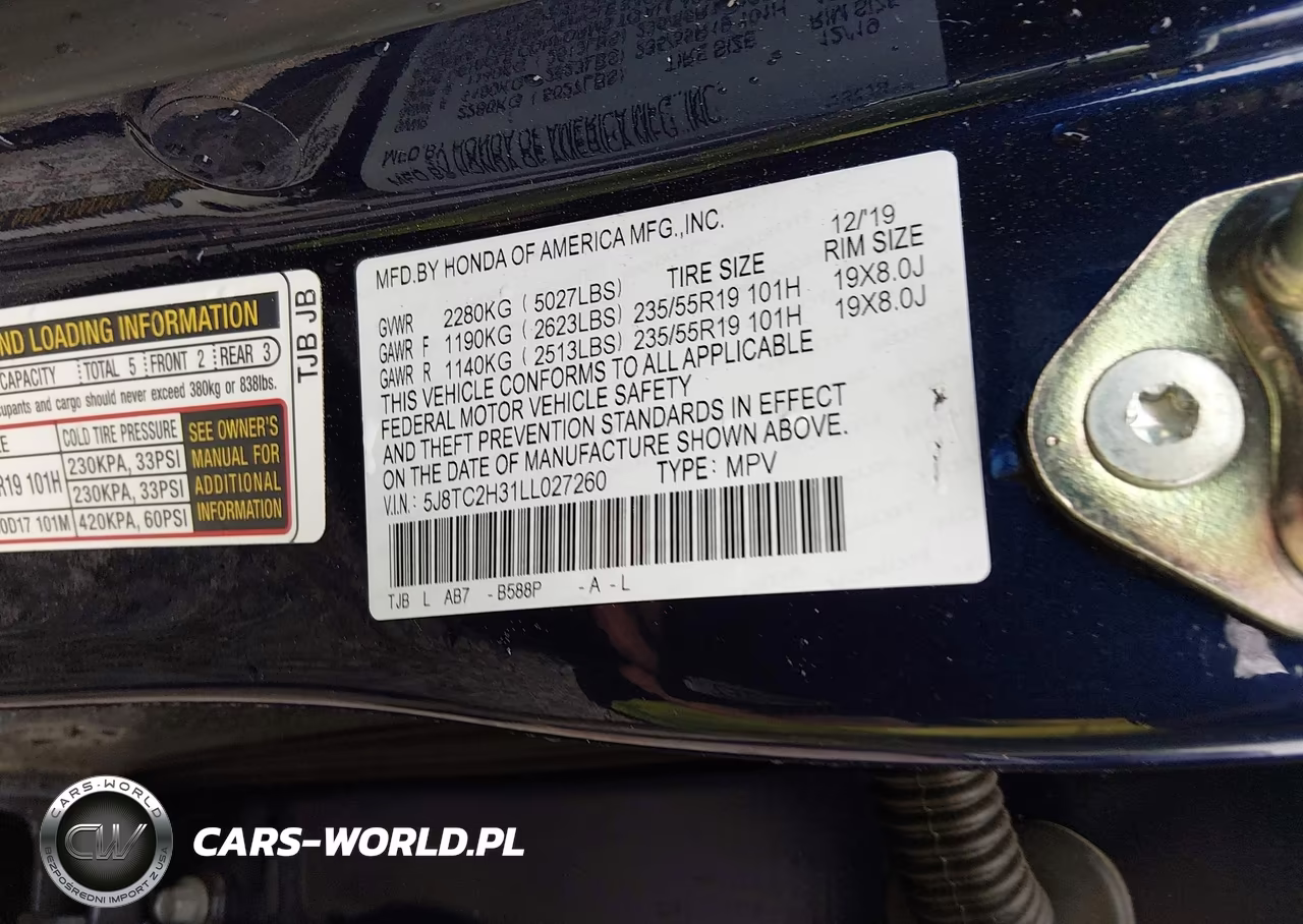 2020 Acura Rdx Standard VIN:5J8TC2H31LL027260 - 9