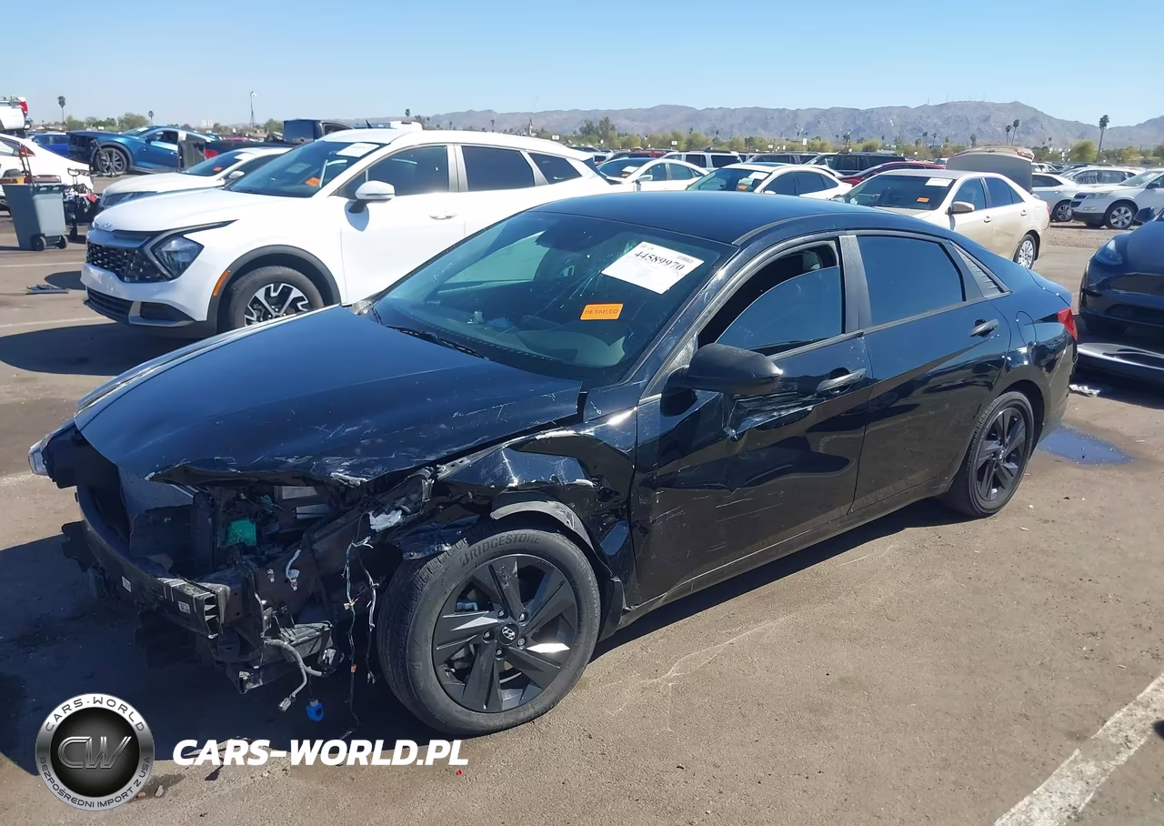 2022 Hyundai Elantra Sel VIN:KMHLS4AG7NU216899 - 2