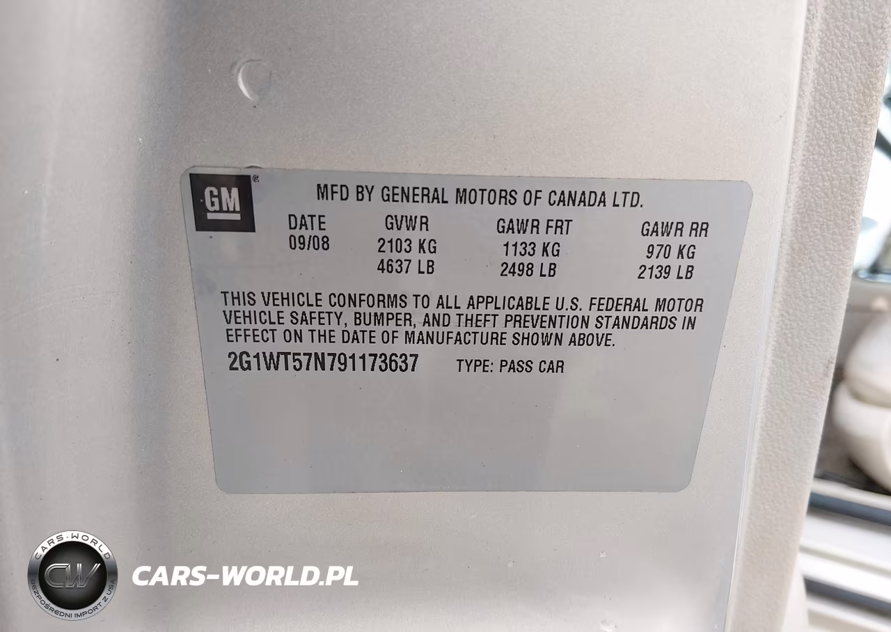 2009 Chevrolet Impala Lt VIN:2G1WT57N791173637 - 9
