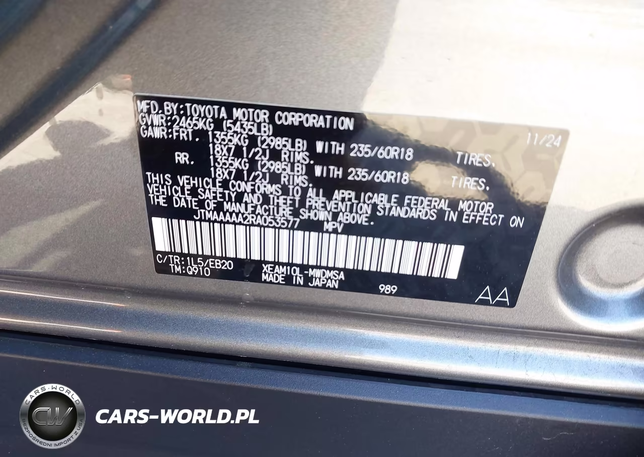 2024 Toyota Bz4X Xle VIN:JTMAAAAA2RA053577 - 9