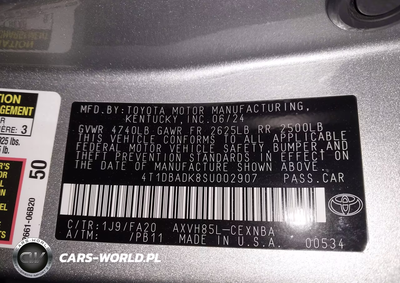 2025 Toyota Camry Le VIN:4T1DBADK8SU002907 - 9