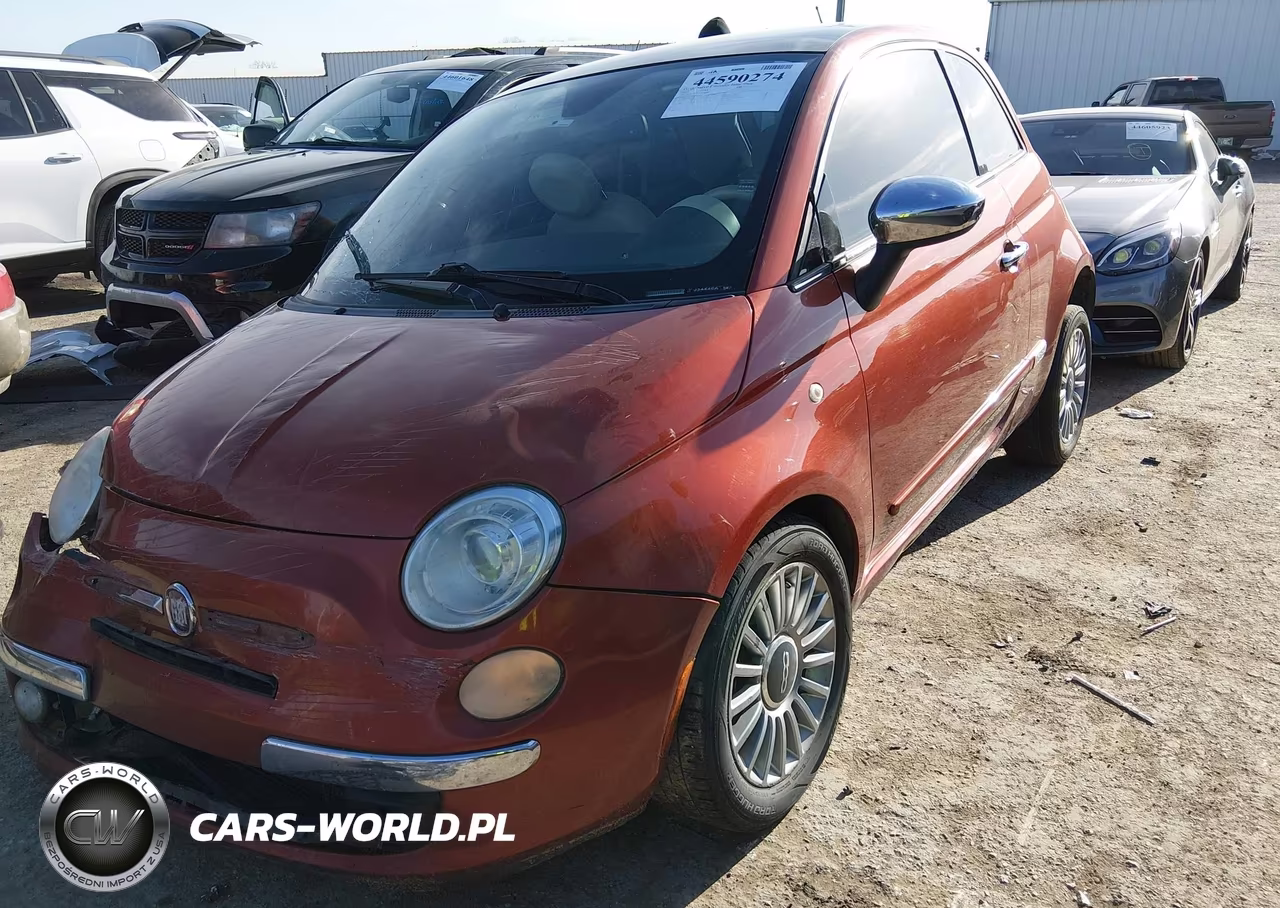2012 Fiat 500 Lounge VIN:3C3CFFCR3CT186007 - 2