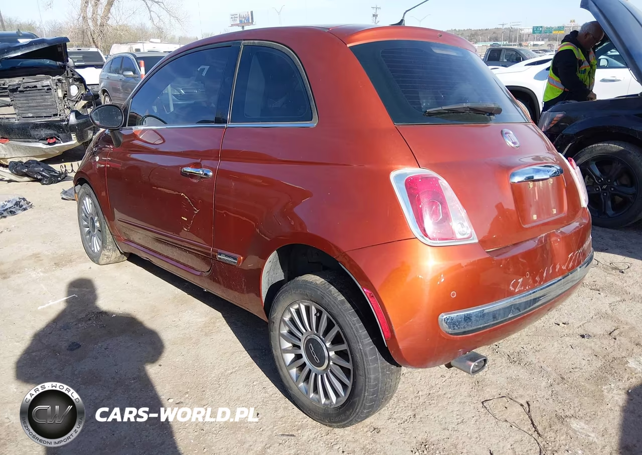 2012 Fiat 500 Lounge VIN:3C3CFFCR3CT186007 - 3