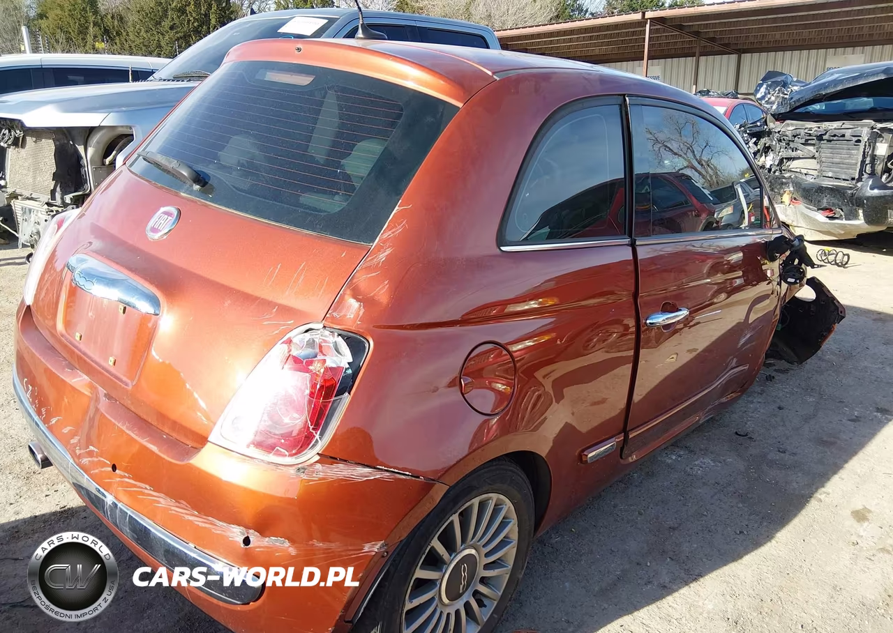 2012 Fiat 500 Lounge VIN:3C3CFFCR3CT186007 - 4