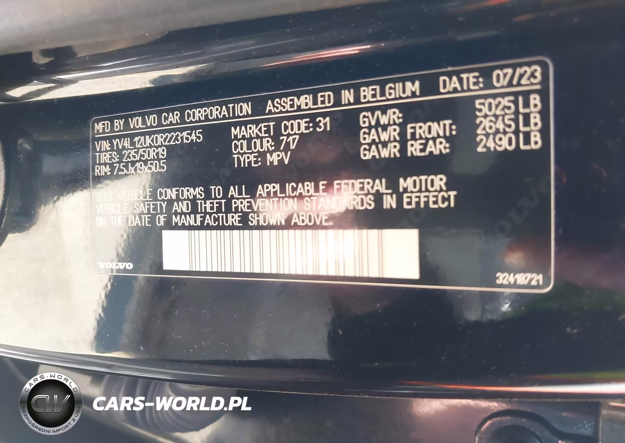 2024 Volvo Xc40 B5 Core Dark Theme VIN:YV4L12UK0R2231545 - 9