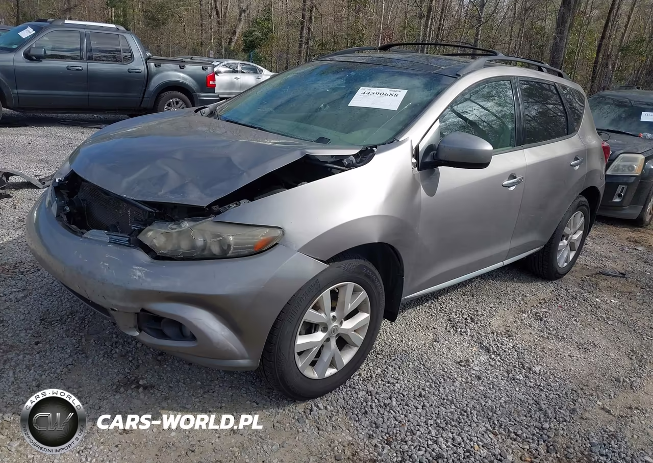 2011 Nissan Murano Sl VIN:JN8AZ1MU2BW063053 - 2