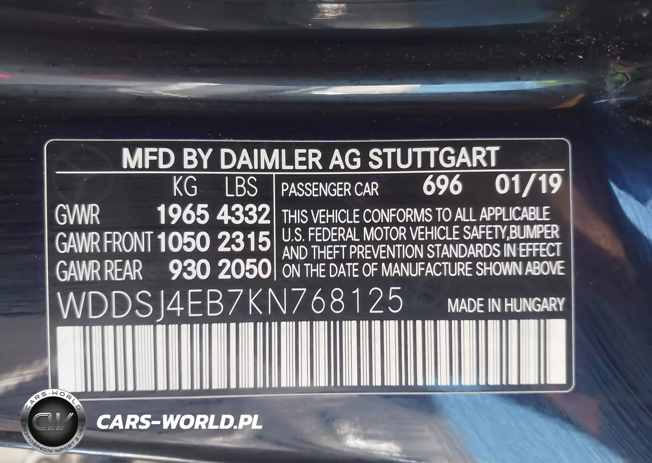 2019 Mercedes-Benz Cla 250 VIN:WDDSJ4EB7KN768125 - 9