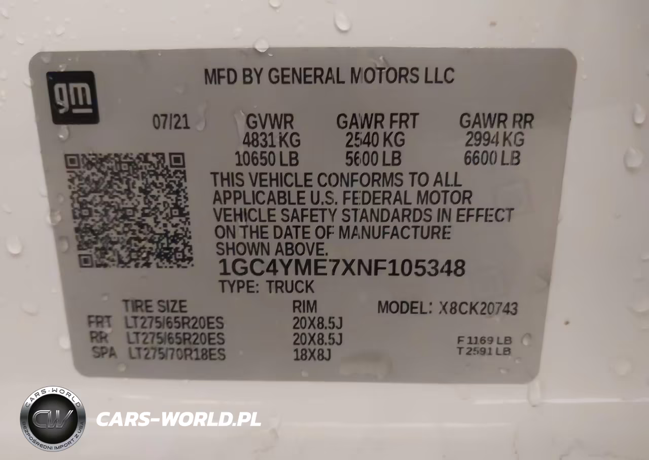 2022 Chevrolet Silverado 2500Hd 4Wd Standard Bed Custom VIN:1GC4YME7XNF105348 - 8
