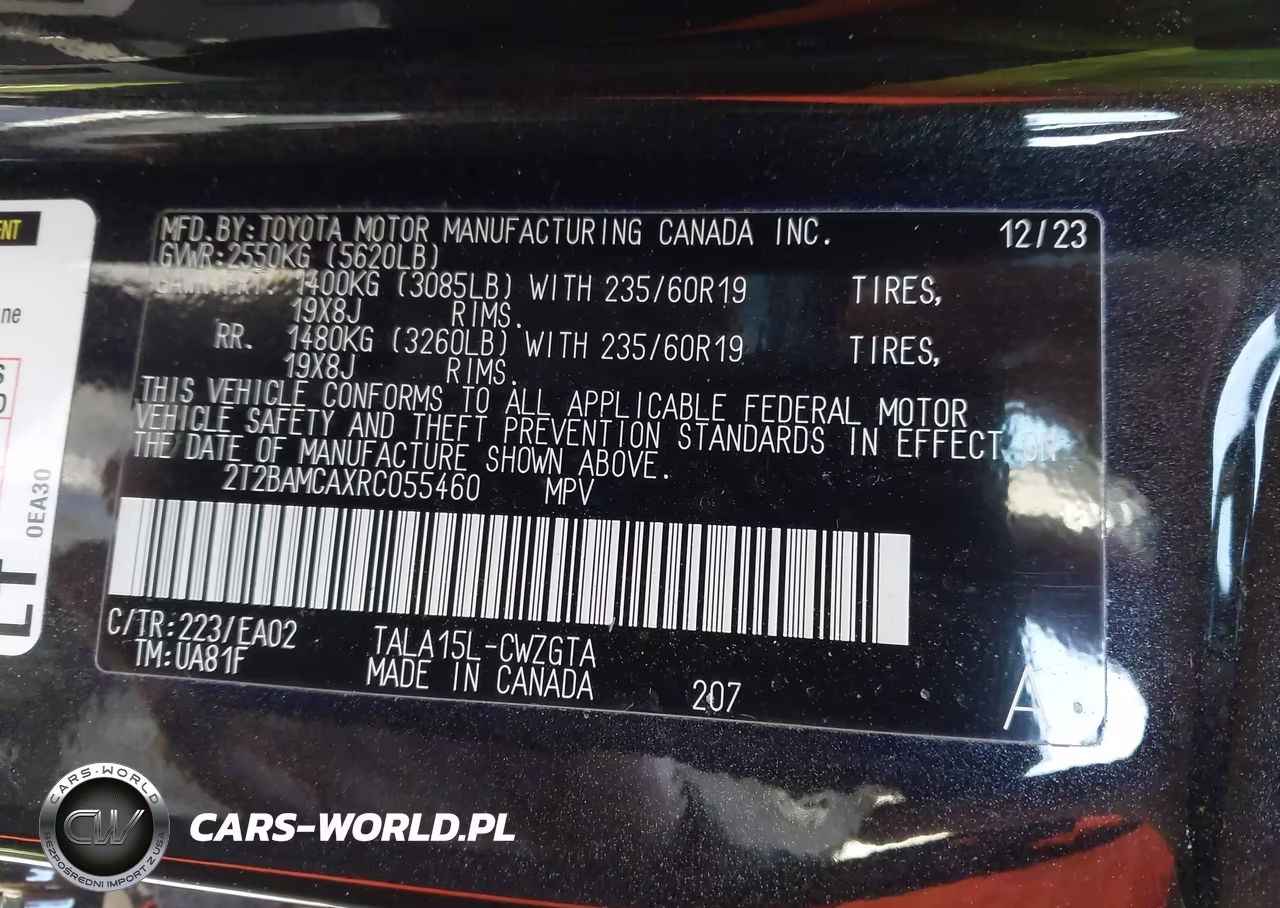 2024 Lexus Rx 350 Premium VIN:2T2BAMCAXRC055460 - 9