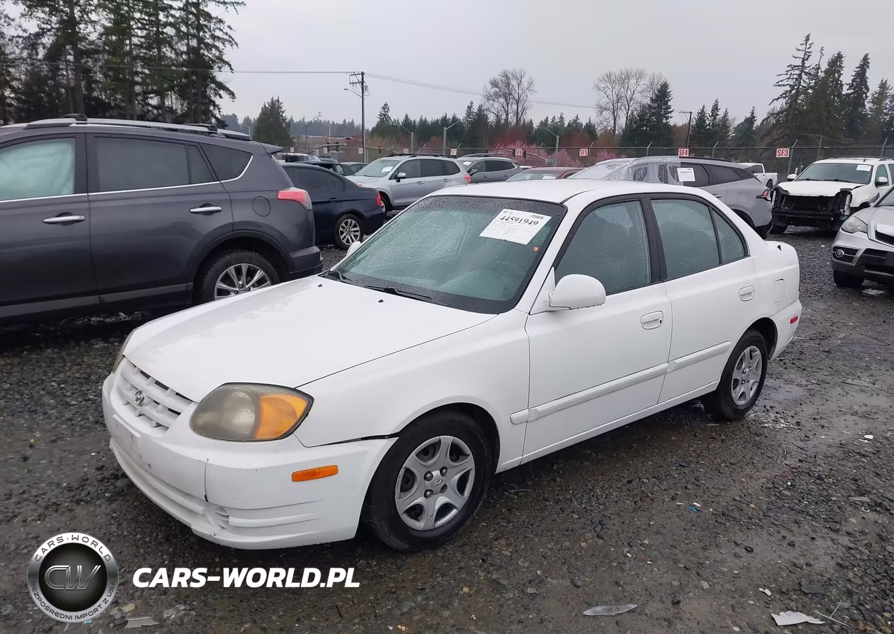 2004 Hyundai Accent Gl VIN:KMHCG45C94U546082 - 2