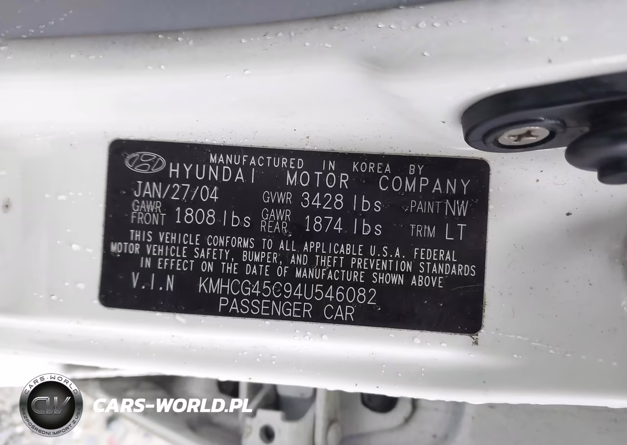 2004 Hyundai Accent Gl VIN:KMHCG45C94U546082 - 9