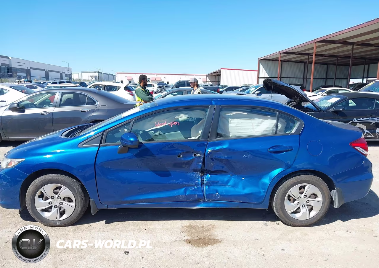 2014 Honda Civic Lx VIN:19XFB2F55EE030659 - 14