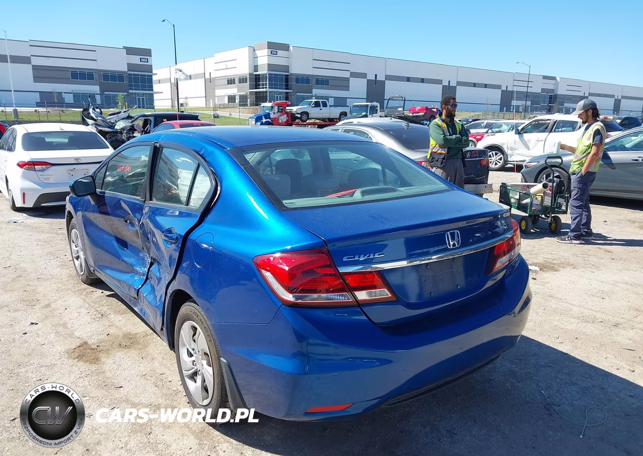 2014 Honda Civic Lx VIN:19XFB2F55EE030659 - 3