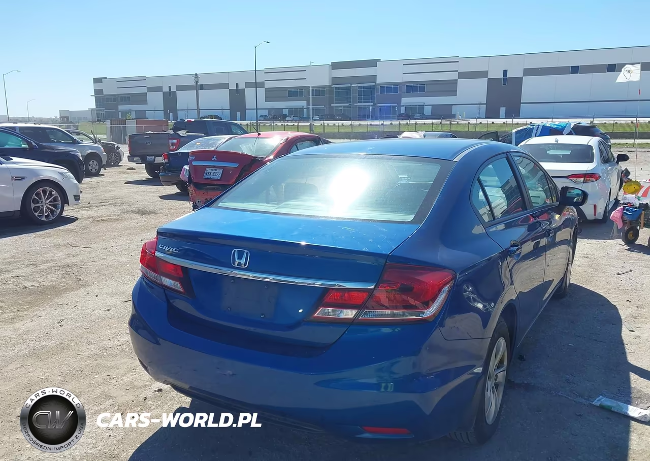 2014 Honda Civic Lx VIN:19XFB2F55EE030659 - 4