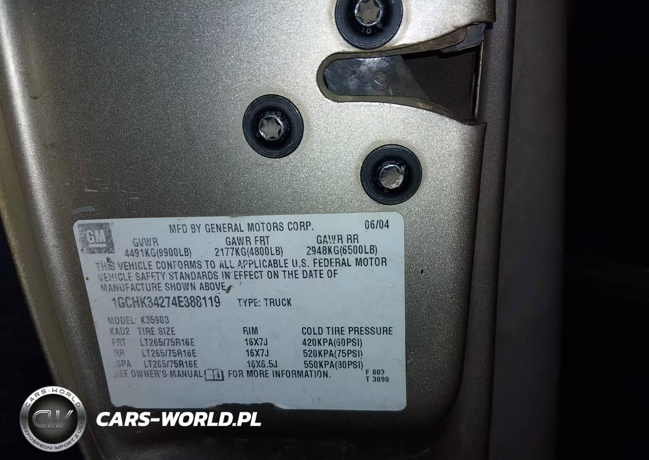2004 Chevrolet Silverado 3500 VIN:1GCHK34274E388119 - 9