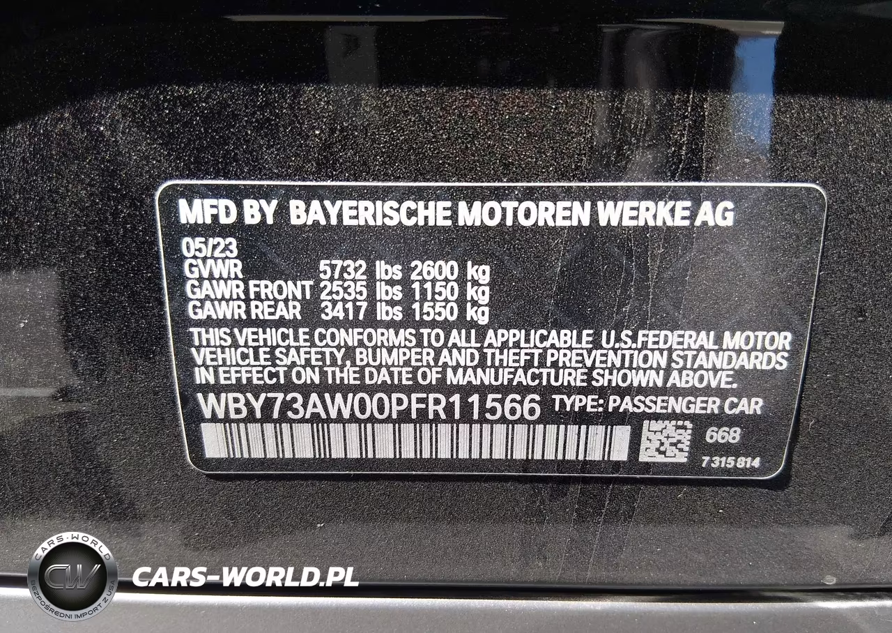2023 BMW I4 Edrive40 VIN:WBY73AW00PFR11566 - 9