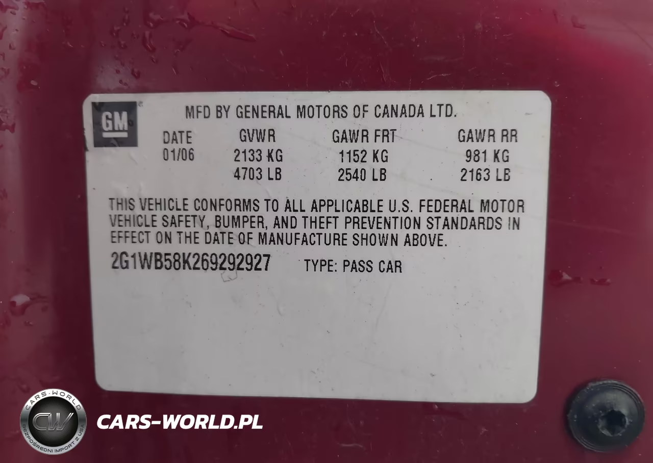2006 Chevrolet Impala Ls VIN:2G1WB58K269292927 - 9