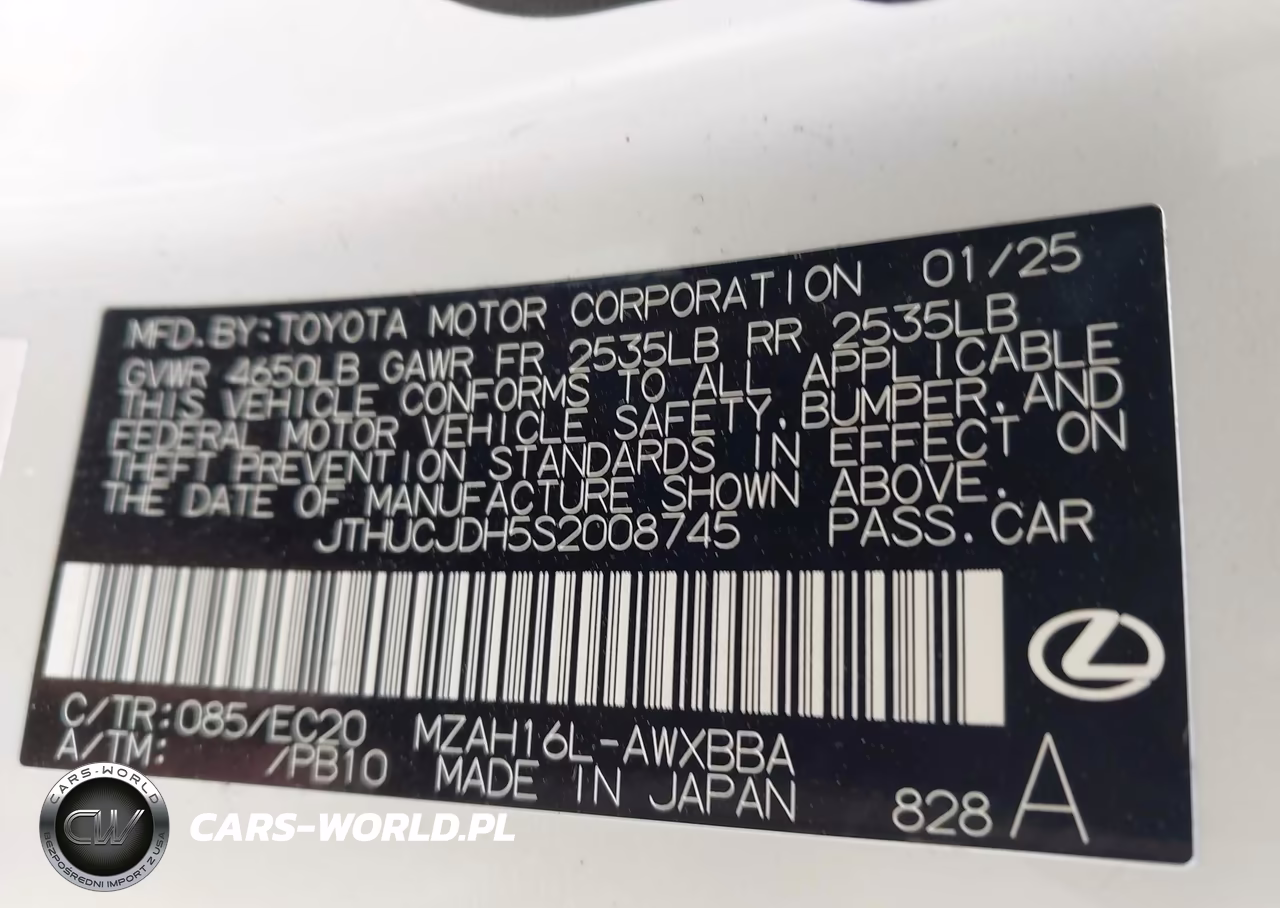 2025 Lexus Ux 300H Premium VIN:JTHUCJDH5S2008745 - 9