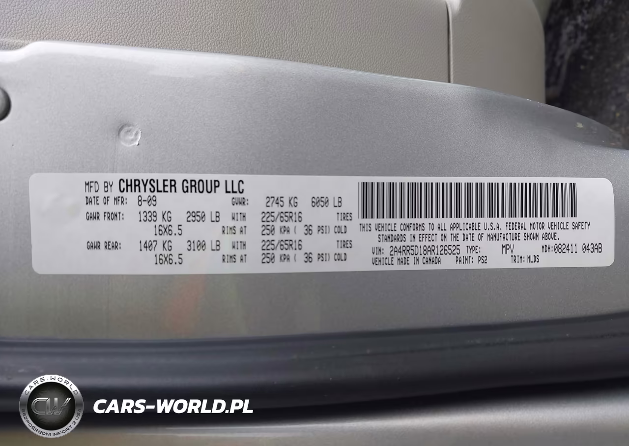 2010 Chrysler Town & Country Touring VIN:2A4RR5D18AR126525 - 9