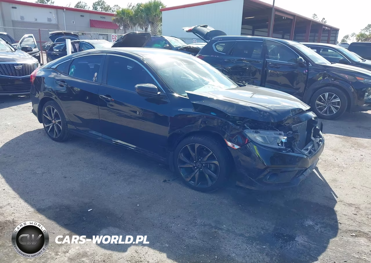 2019 Honda Civic Sport VIN:2HGFC2F83KH596327 - 1