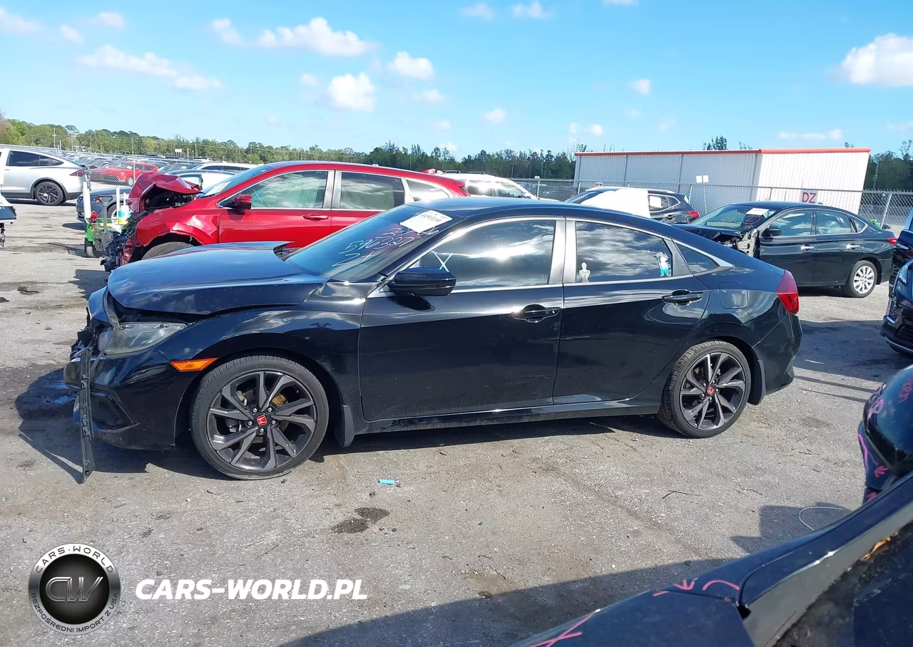 2019 Honda Civic Sport VIN:2HGFC2F83KH596327 - 14