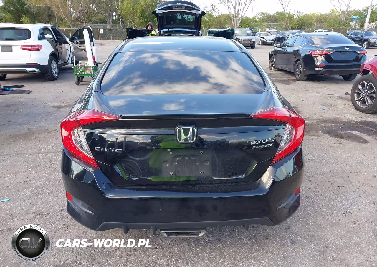 2019 Honda Civic Sport VIN:2HGFC2F83KH596327 - 16