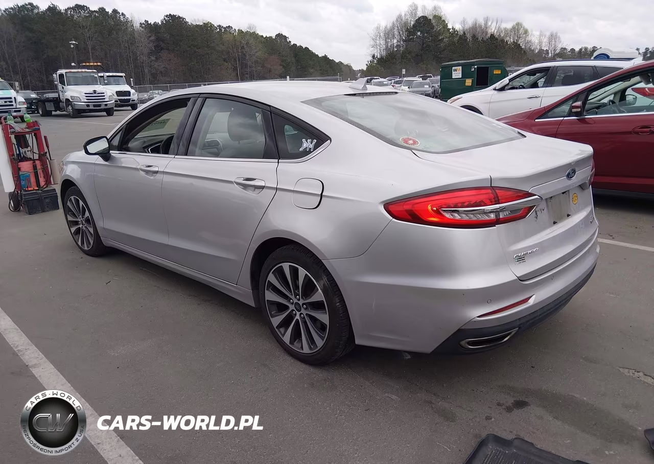 2019 Ford Fusion Se VIN:3FA6P0T99KR270014 - 3