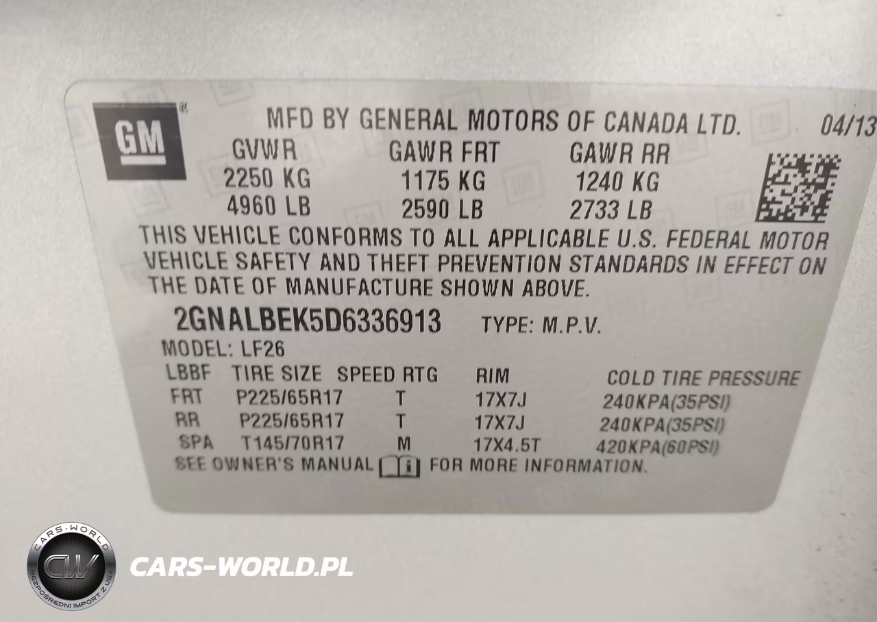 2013 Chevrolet Equinox Ls VIN:2GNALBEK5D6336913 - 9