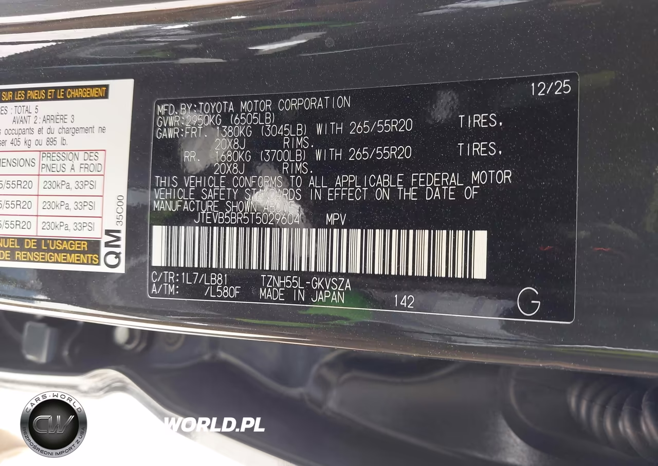 2026 Toyota 4Runner Hybrid Platinum VIN:JTEVB5BR5T5029604 - 9