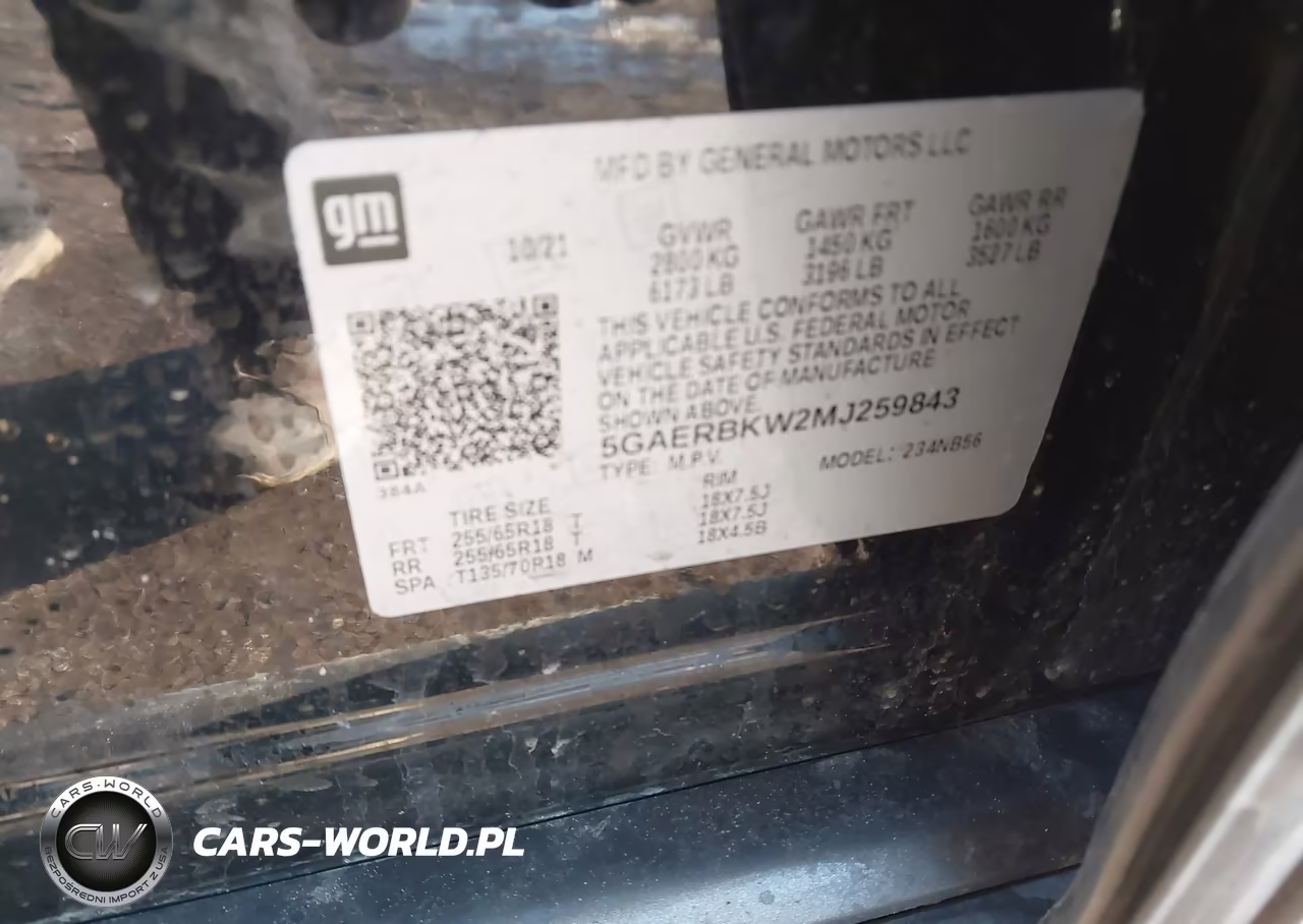 2021 Buick Enclave Fwd Essence VIN:5GAERBKW2MJ259843 - 9