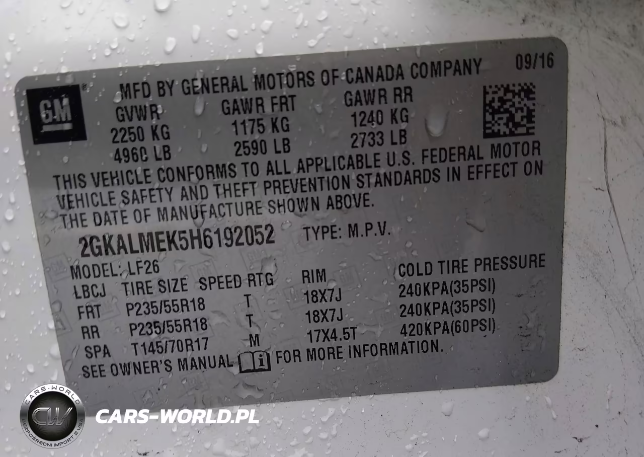 2017 GMC Terrain Sle-1 VIN:2GKALMEK5H6192052 - 9