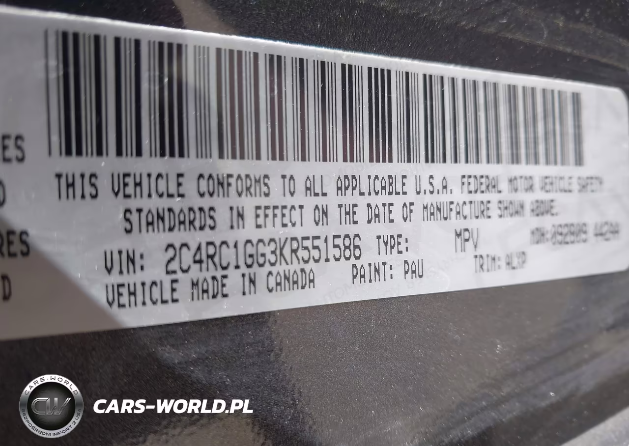 2019 Chrysler Pacifica Limited VIN:2C4RC1GG3KR551586 - 9
