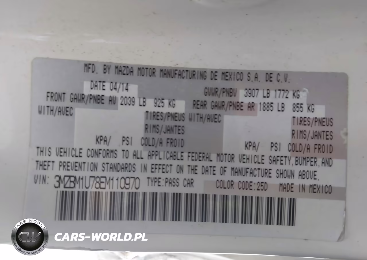 2014 Mazda Mazda3 I Sport VIN:3MZBM1U78EM110970 - 9