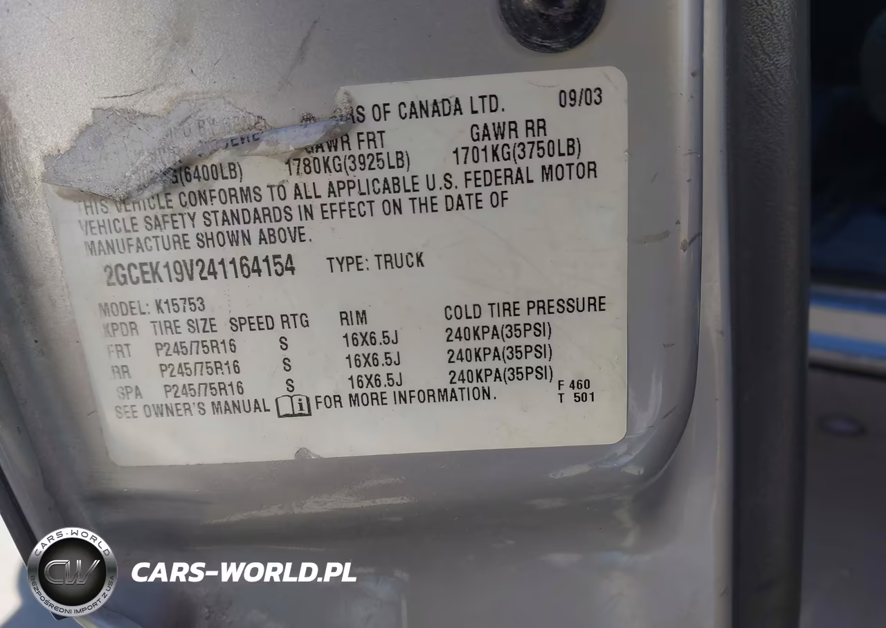 2004 Chevrolet Silverado 1500 Ls VIN:2GCEK19V241164154 - 9