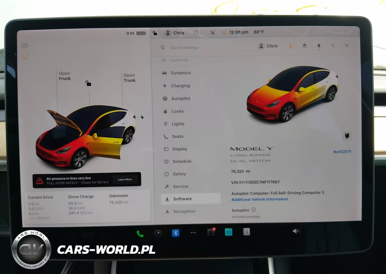 2021 Tesla Model Y Long Range Dual Motor All-Wheel Drive VIN:5YJYGDEE7MF117897 - 18