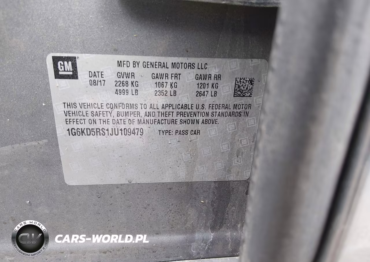 2018 Cadillac Ct6 Luxury VIN:1G6KD5RS1JU109479 - 9